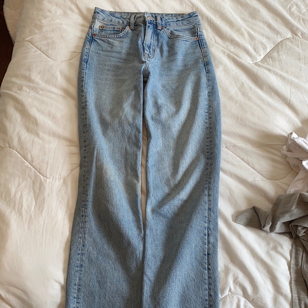 Topshop straight leg jeans
